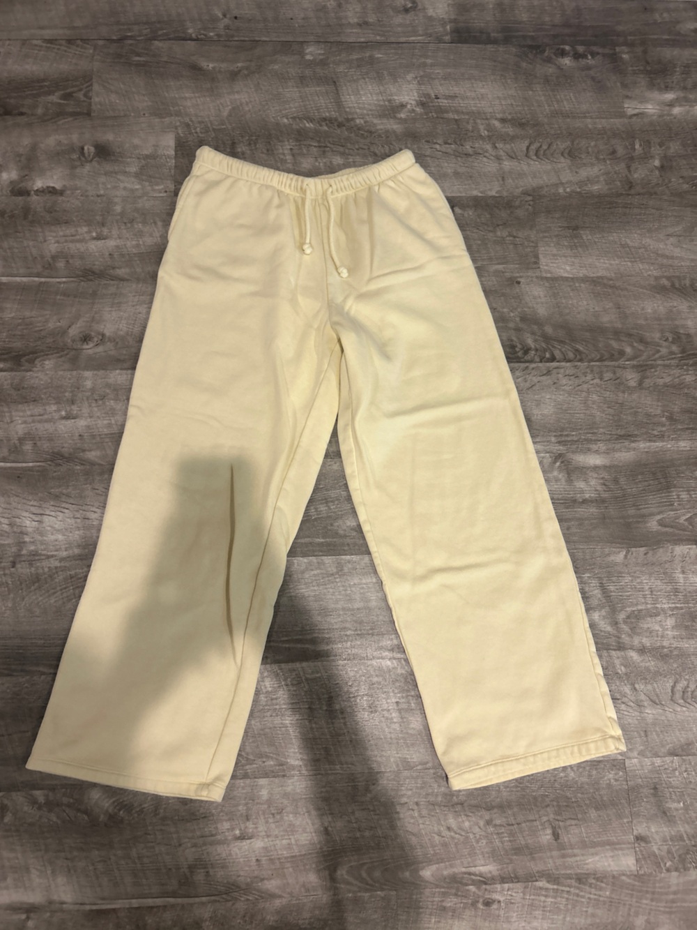 Divided Cream Men's Drawstring Sweatpants
